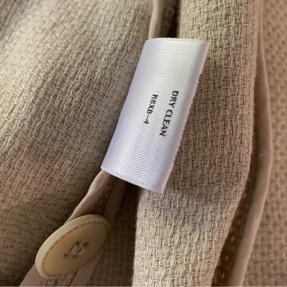 Eileen Fisher Linen Mandarin Collar Button Down Jacket Sz PS - Picture 9 of 9